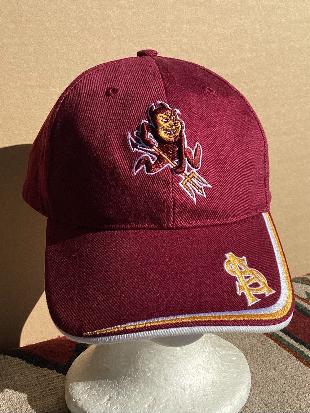 Vintage twins Enterprise Arizona State Sun devils Adjustable Hat